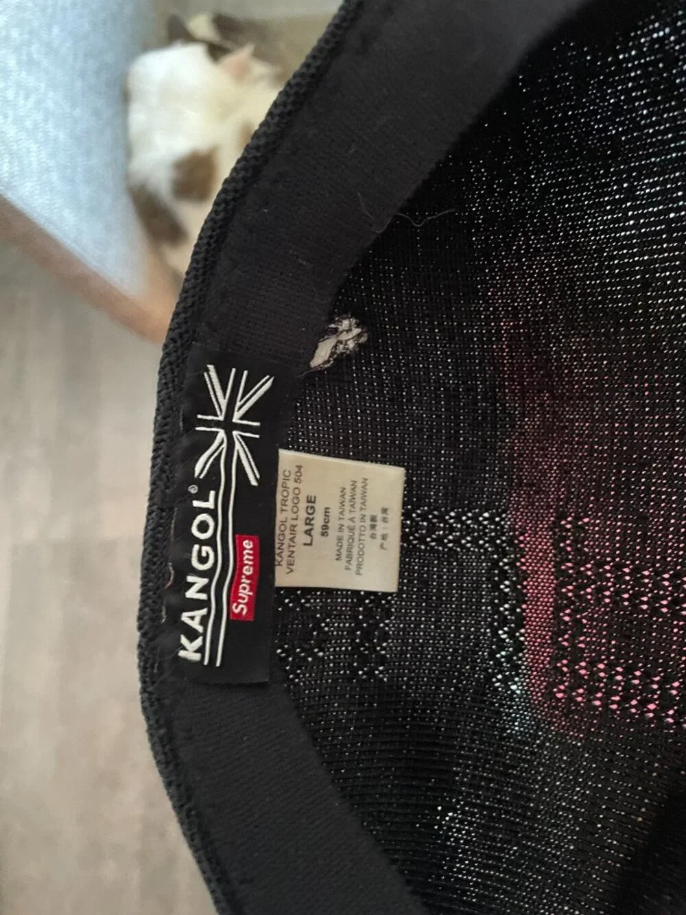 Supreme x Kangol black beret size large